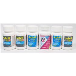 BAG OF ASSORTED COLD/ PAIN MEDICINE