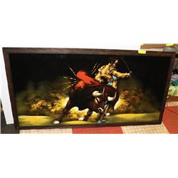 BULL FIGHTER FELT ARTWORK FRAMED