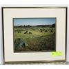 Image 1 : FRAMED HARVEST PICTURE