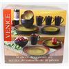 Image 1 : NEW VENICE 16PC DINNERWARE SET.