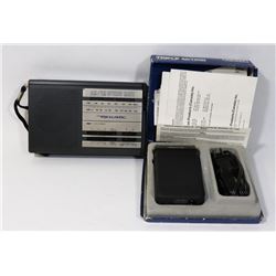 VINTAGE RADIO AND REMINGTON SHAVER NEW