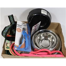 LOT OF PET SUPPLIES