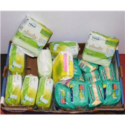 FLAT OF TENA PADS AND ALWAYS PADS