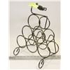 Image 1 : 6 BOTTLE METAL WINE BOTTLE HOLDER
