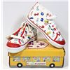 Image 1 : KIDS ACADEMY SCHOOL BUS  SHOES WHITE/RED SZ 9.5