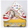 Image 1 : KIDS ACADEMY SCHOOL BUS  SHOES WHITE/RED SZ 11