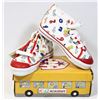 Image 1 : KIDS ACADEMY SCHOOL BUS  SHOES MULTI/BLUE SZ 8