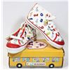 Image 1 : KIDS ACADEMY SCHOOL BUS  SHOES WHITE/RED SZ 10.5