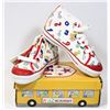 Image 1 : KIDS ACADEMY SCHOOL BUS  SHOES WHITE/RED SZ 7