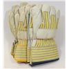Image 1 : 5 PAIRS LEATHER WORK GLOVES