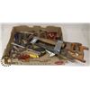 Image 1 : ESTATE LOT OF ASSORTED HAND TOOLS.