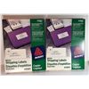 Image 1 : 6)  LOT OF 2 BOXES OF AVERY WHITE SHIPPING
