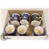 Image 1 : SET OF 6 POLAR EXPRESS 3D BLUE MUGS