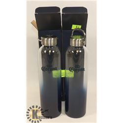 LOT OF 2 NEW CORONA WATER BOTTLES