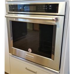KITCHEN AID STAINLESS STEEL OVEN.