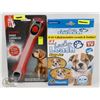 Image 1 : NEW LED DOG COLLAR SOLD WITH NEW 2 IN 1 RETRACTABE