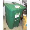 Image 1 : TOTER LARGE INDUSTRIAL GREEN GARBAGE BIN W/ WHEELS