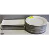 Image 1 : LOT OF 15 DINNER PLATES SOLD W/ 8 SUSHI PLATES