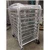 Image 1 : HALF SIZE BUN PAN RACK&COVER 10 BUN PANS-12 PCS