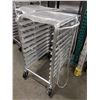Image 1 : ALUMINUM 10 PAN BUN RACK & COVER - LOT OF 2 PIECE
