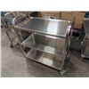 Image 1 : 29” X 15.75” STAINLESS STEEL BUSSING CART, OMCAN