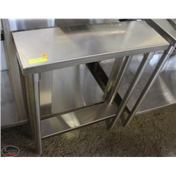 STAINLESS STEEL TABLE EXTENSION/SPACER W/