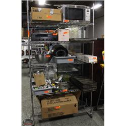 BAILIFF SEIZURE! 7FT STAINLESS STEEL METRO RACK ON