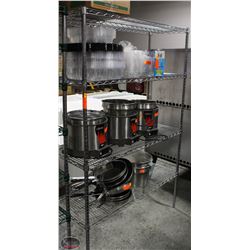 BAILIFF SEIZURE! STAINLESS STEEL 6FT METRO RACK.