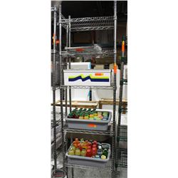 BAILIFF SEIZURE! 7FT X 2FT METRO RACK.