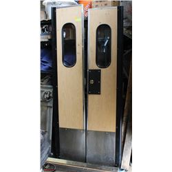 36" X 79" PAIR OF DOUBLE SWING DOORS