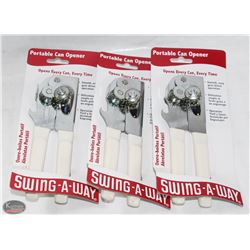 GROUP OF 3 NEW PORTABLE CAN OPENERS
