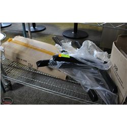 LOT OF NEW TABLE PARTS: 3 BASES, 3 COLUMNS, 1 SET