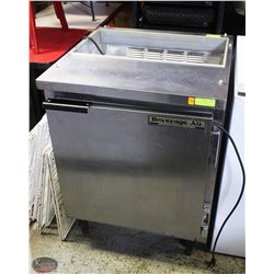 BEVERAGE-AIR REFRIGERATED PREP-CABINET, NO LID