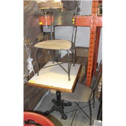 BISTRO TABLE WITH 2 CHAIRS