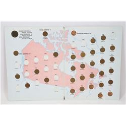 CANADIAN COPPER CENT COLLECTION-INCOMPLETE