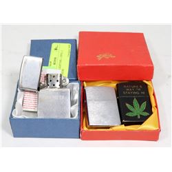 LOT OF 3 LIGHTERS, 1 ZIPPO, 2 REPLICAS