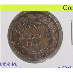 1886 CANADIAN LARGE PENNY