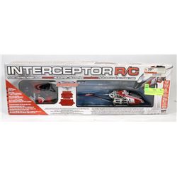 NEW INTERCEPTOR RC HELICOPTER WITH CONTROLLER.