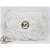 Image 1 : MICHAEL KORS REPLICA  WHITE FLOWER PURSE