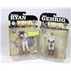 Image 1 : MLB NOLAN RYAN & LOU GEHRIG MCFARLANE FIGURES