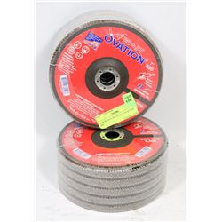 10 NEW SAIT OVATION 7" FLAP DISC Z80