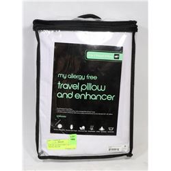 NEW MY ALLERGY FREE 2 IN 1 TRAVEL PILLOW