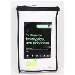 NEW MY ALLERGY FREE 2 IN 1 TRAVEL PILLOW
