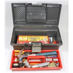 TOOLBOX WITH DELUXE 22 PC SOCKET SET 3/8-1/4 DRIVE