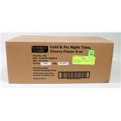 FULL CASE OF 24  COLD & FLU   4OZ BOTTLES EXP