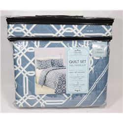 NEW TRAVENO COLLECTION 3-PC FULL/QUEEN QUILT SET