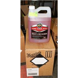 LOT OF 4 MEGUIARS WHEEL & TIRE CLEANER 3.78L EACH