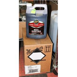LOT OF 4 MEGUIARS WHEEL BRIGHTENER 3.78L EACH
