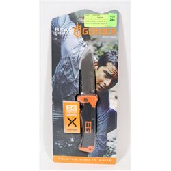 NEW GERBER SURVIVAL FOLDING SHEATH KNIFE W/ SHEATH