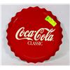Image 1 : COLLECTORS METAL 13" COCA COLA BOTTLE CAP
